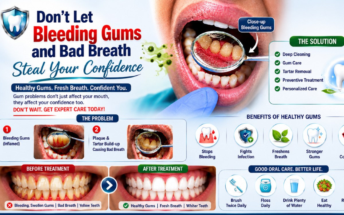 Don’t Let Bleeding Gums and Bad Breath Steal Your Confidence
